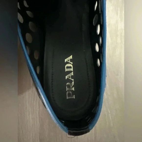 Prada lace up summer lace up shoes Multiple colors Sz 9 - Picture 10 of 10